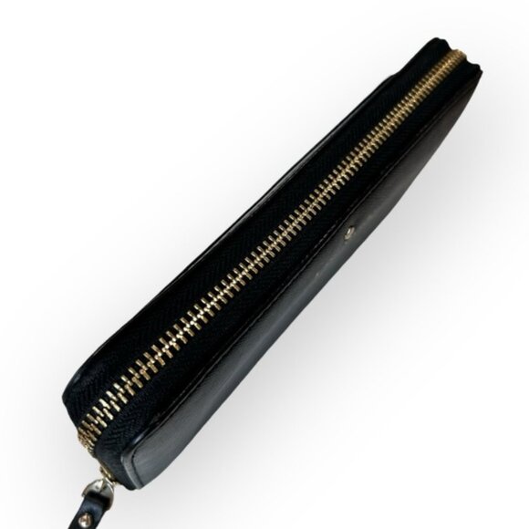 Kate Spade Black Leather Cameron Long Wallet - Picture 5 of 13